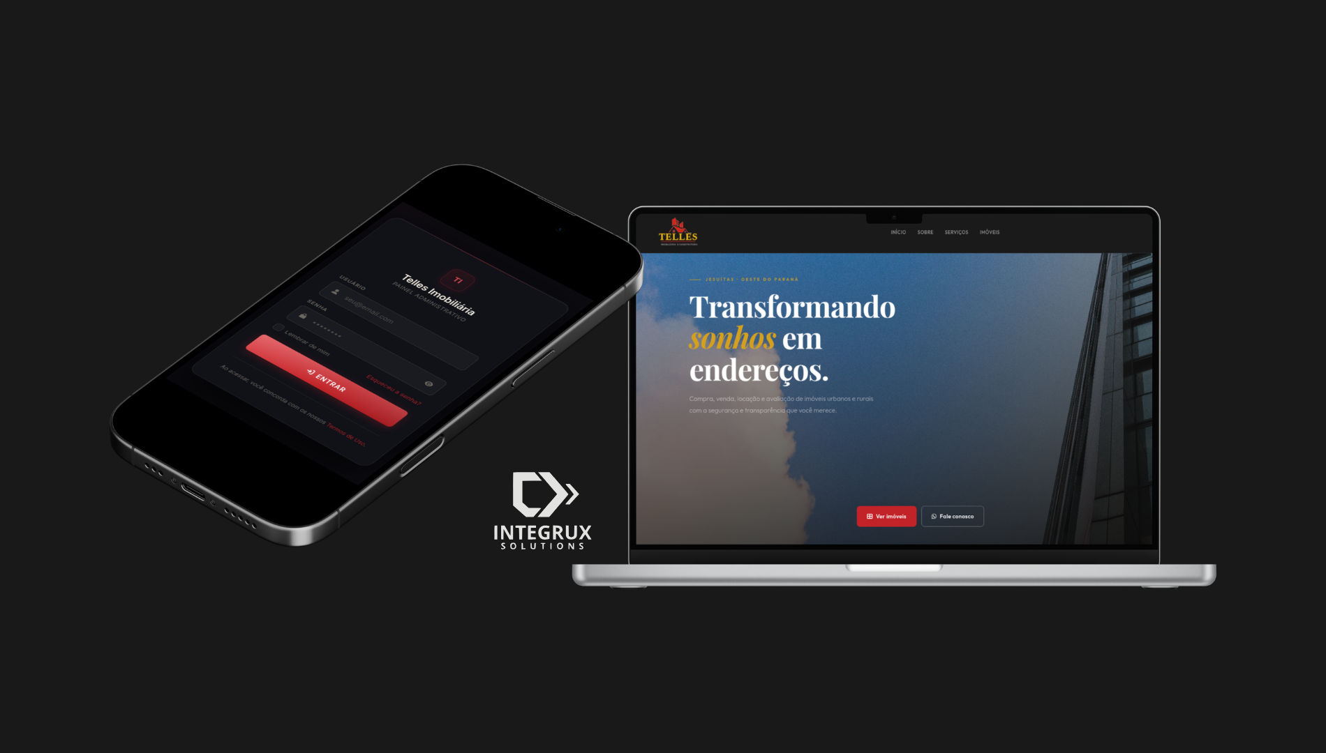 Banner do site tellesimobiliariaeconstrutora.com